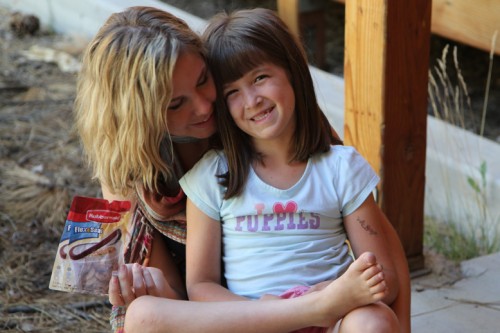 Erin and Abby
